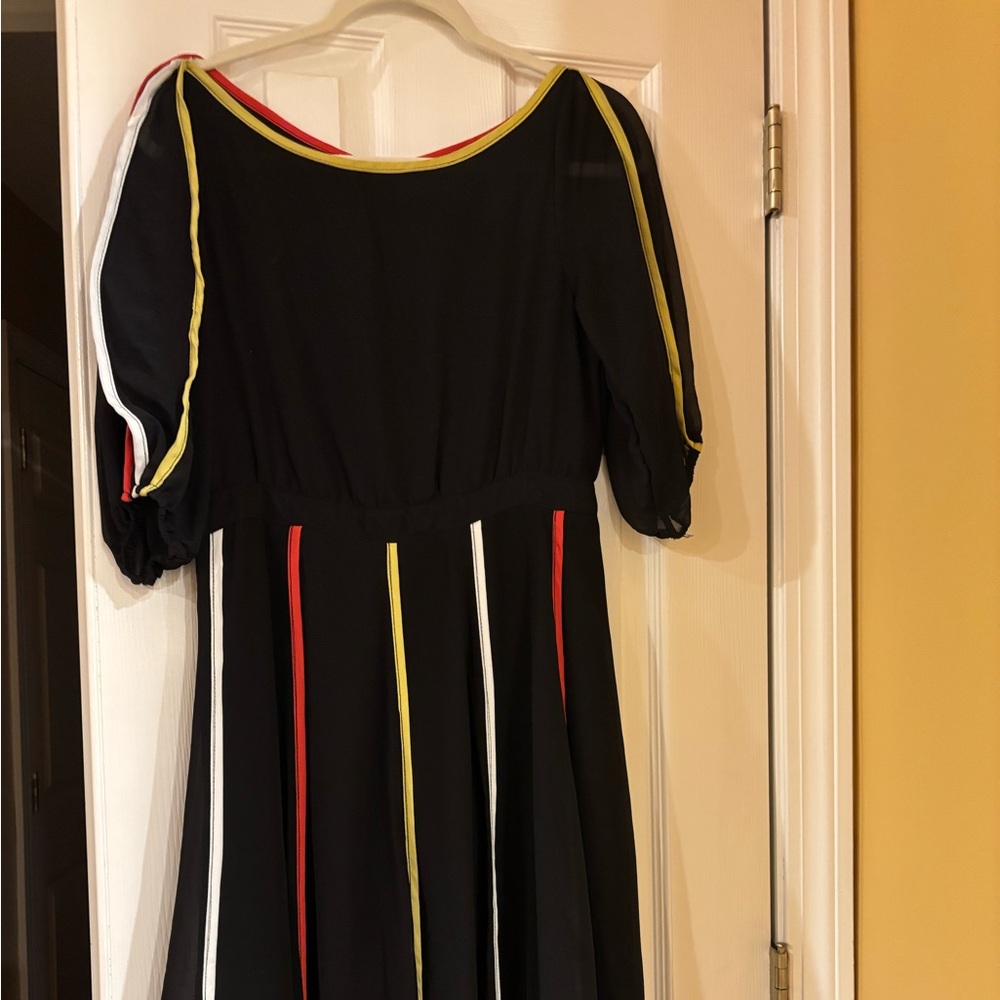 Stylish Kids Dress with Multicolor Stripes